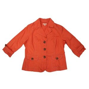 Coldwater Creek Pink/Tangerine Jacket